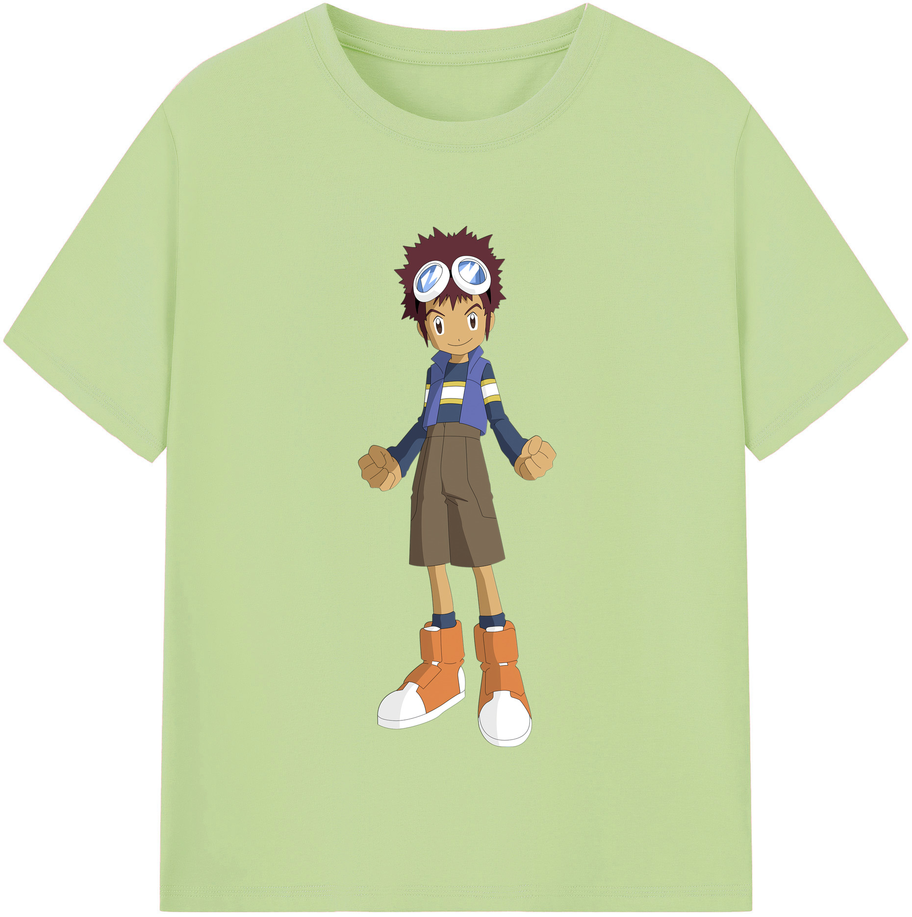 （画像用） Digimon デジタルモンスター/デジモン 綿100％半袖Tシャツ（フロントプリント）